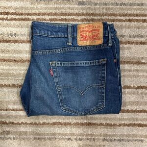 Levi's Men's Dark Blue Jean Shorts
